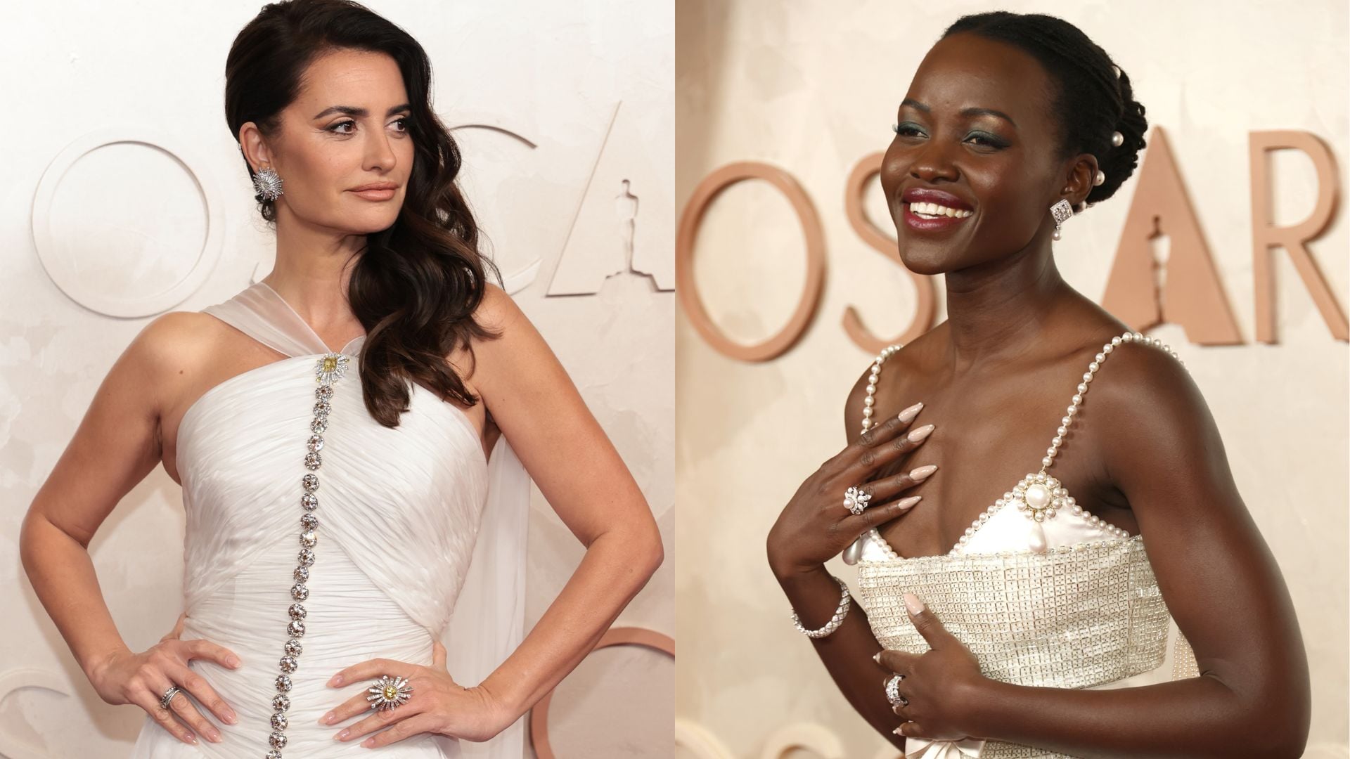 Cómo Lupita Nyong'o y Penélope Cruz revolucionaron la moda bridal en los Premios Oscar 2025