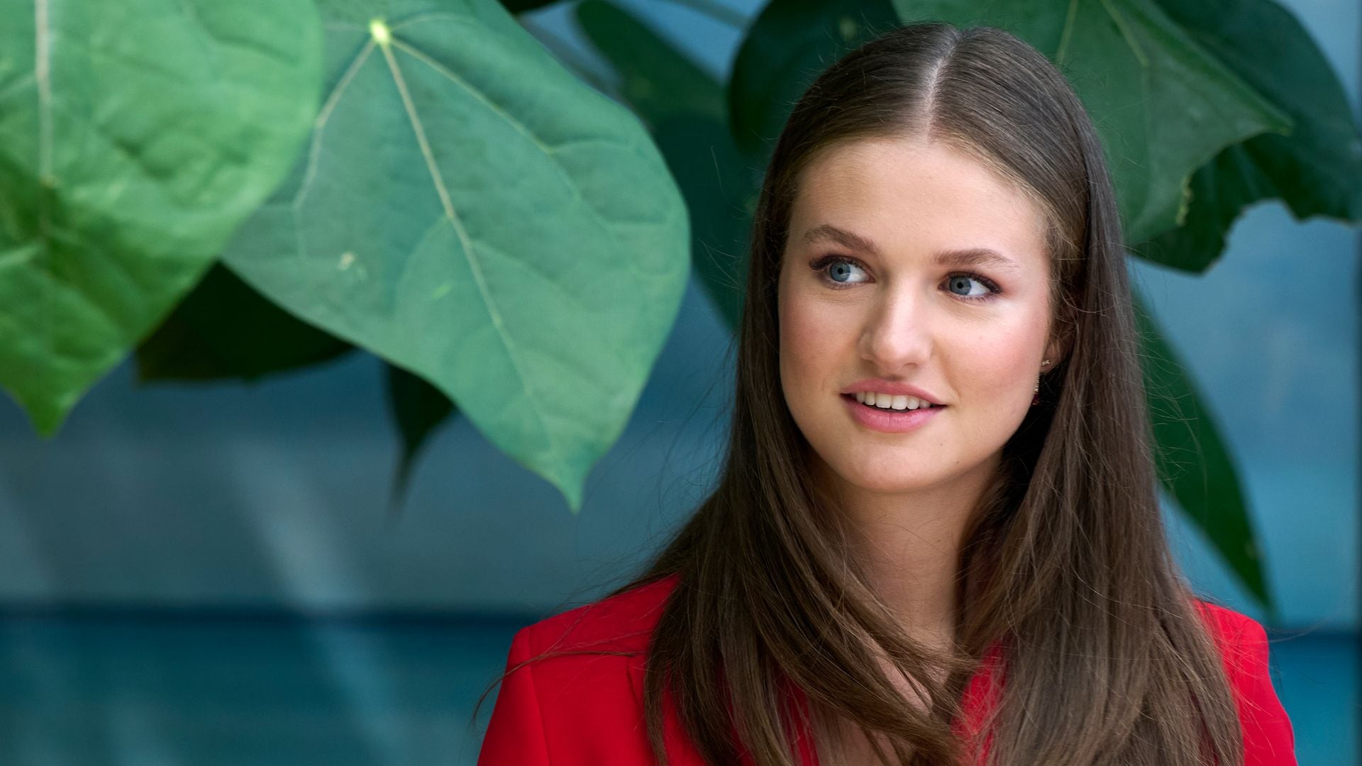 La princesa Leonor en la celebración de los diez años de reinado de su padre, Felipe VI