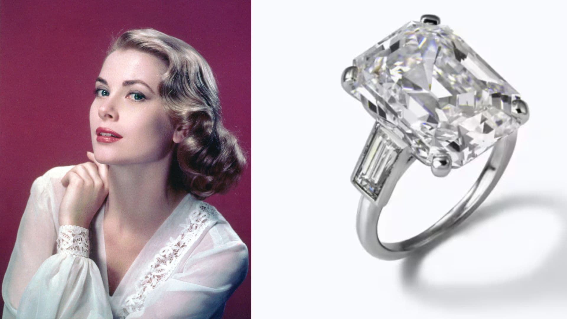 El impresionante anillo de compromiso de Grace Kelly es una de las piezas más emblemáticas de Cartier. 