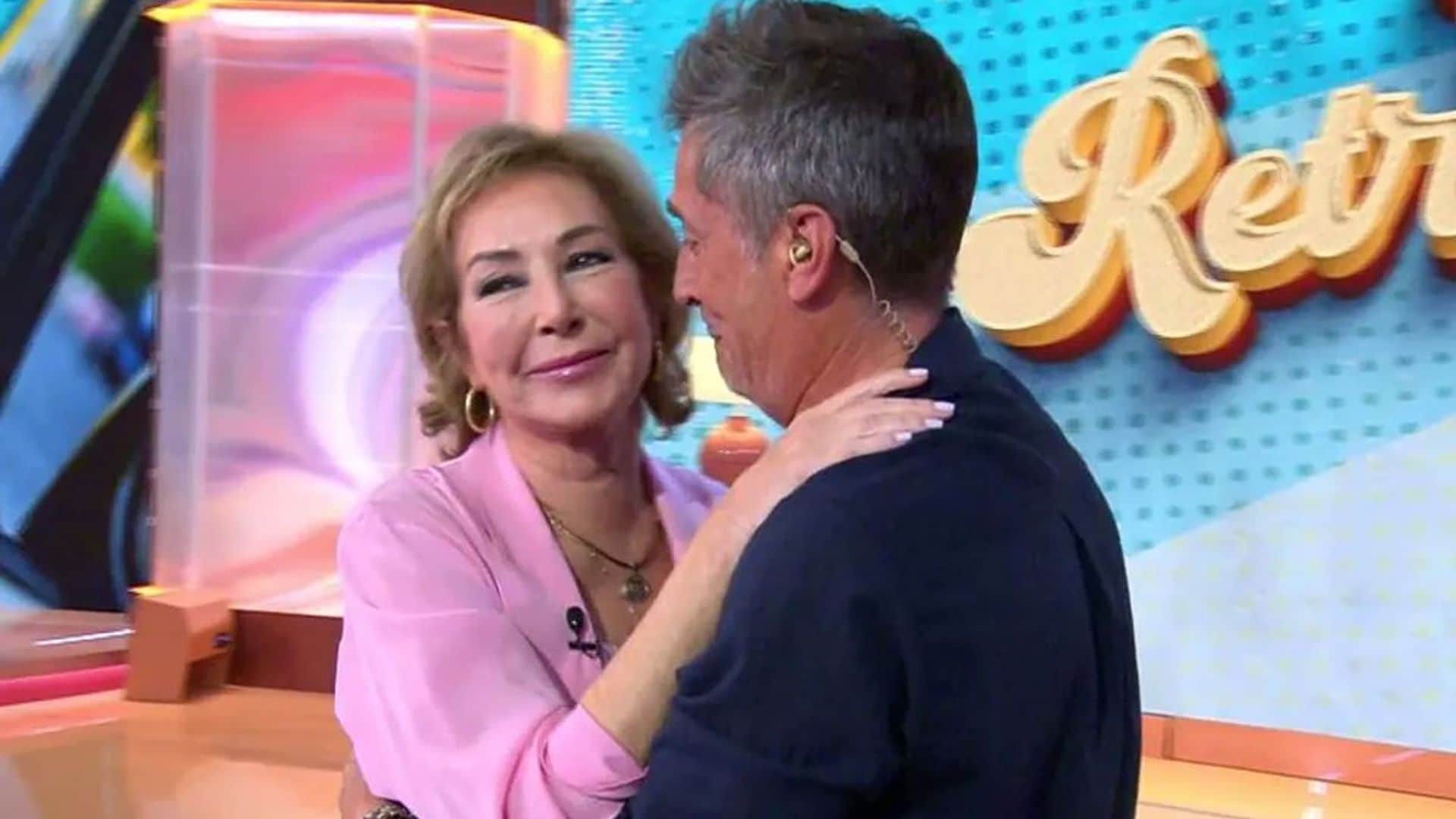 El reencuentro entre lágrimas de Ana Rosa Quintana y Antonio Hidalgo después de 20 años