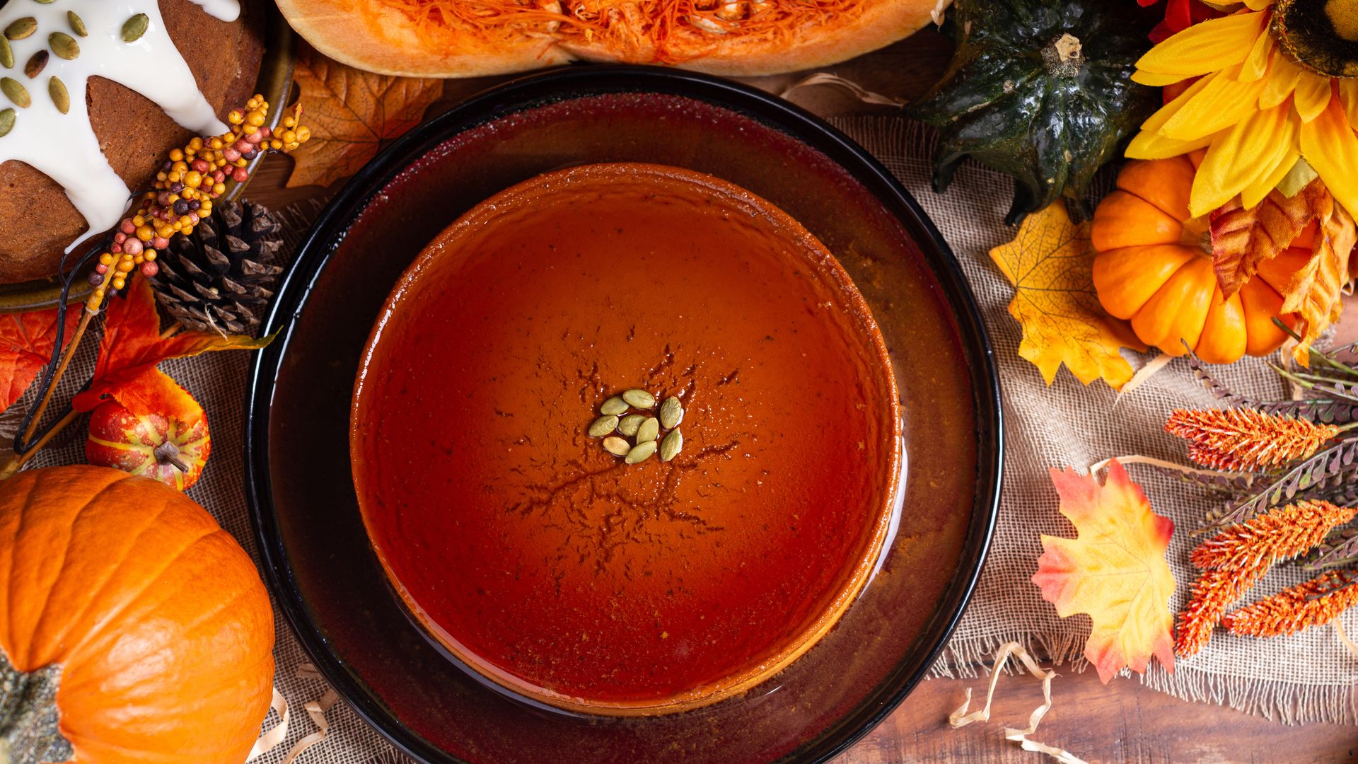 Flan de calabaza