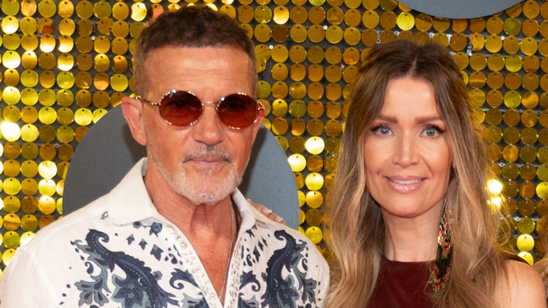 Antonio Banderas y Nicole Kimpel en la Gala Starlite Occident, a 9 de agosto de 2026, en Marbella