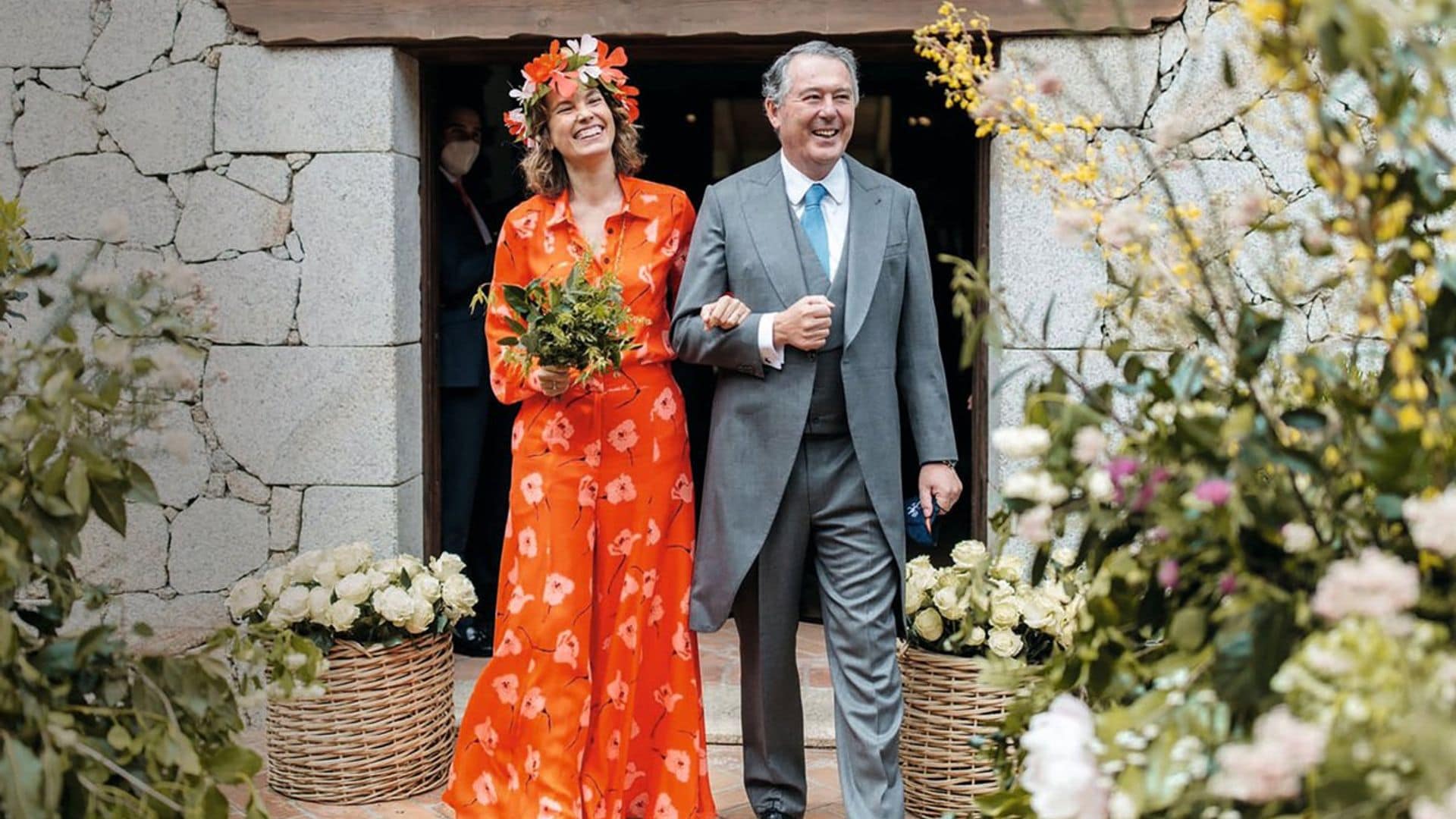 José María Michavila y Alejandra Salinas, una boda campestre y muy chic