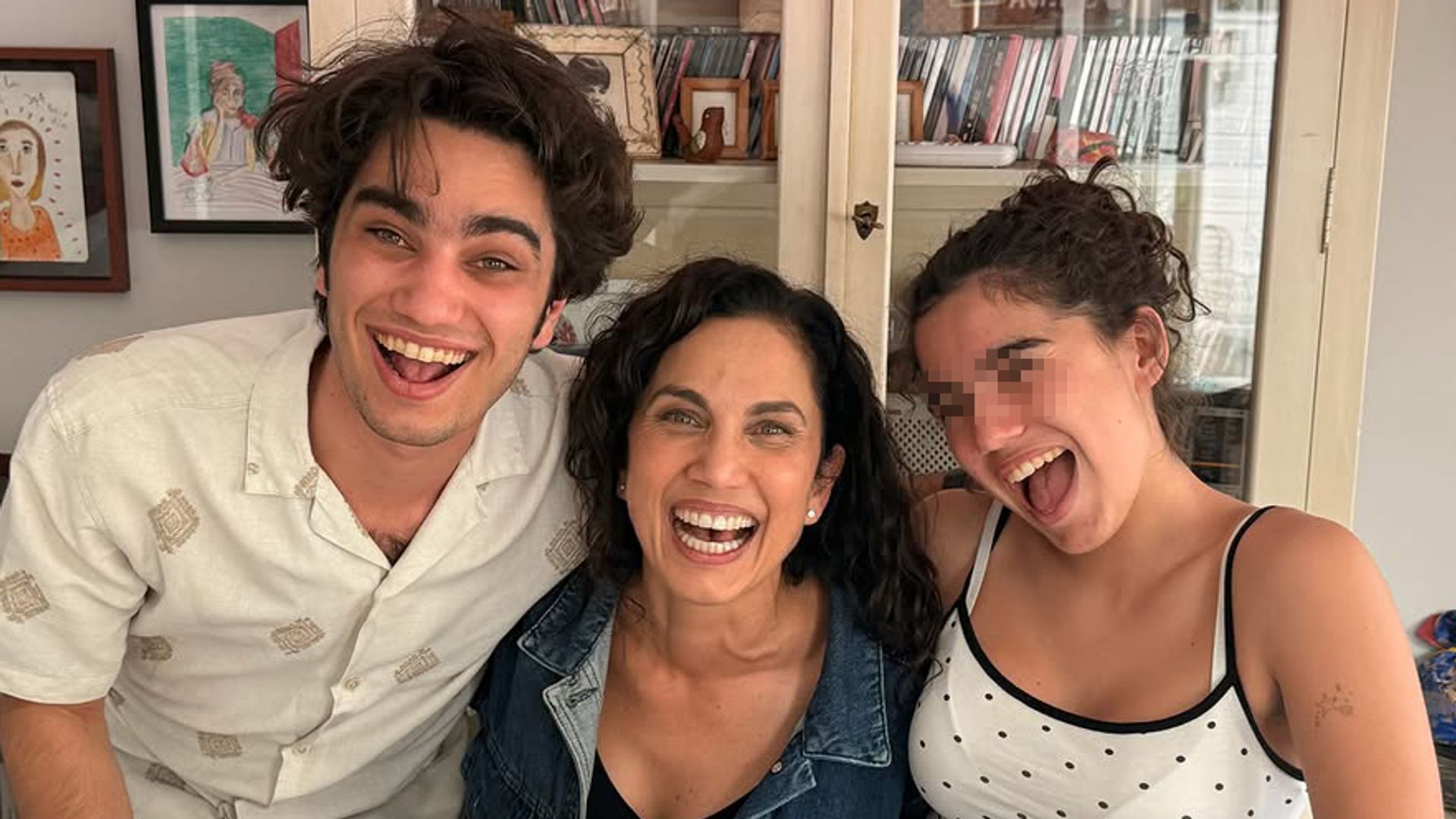 Toni Acosta celebra su cumpleaños con sus dos hijos, Nicolás y Julia