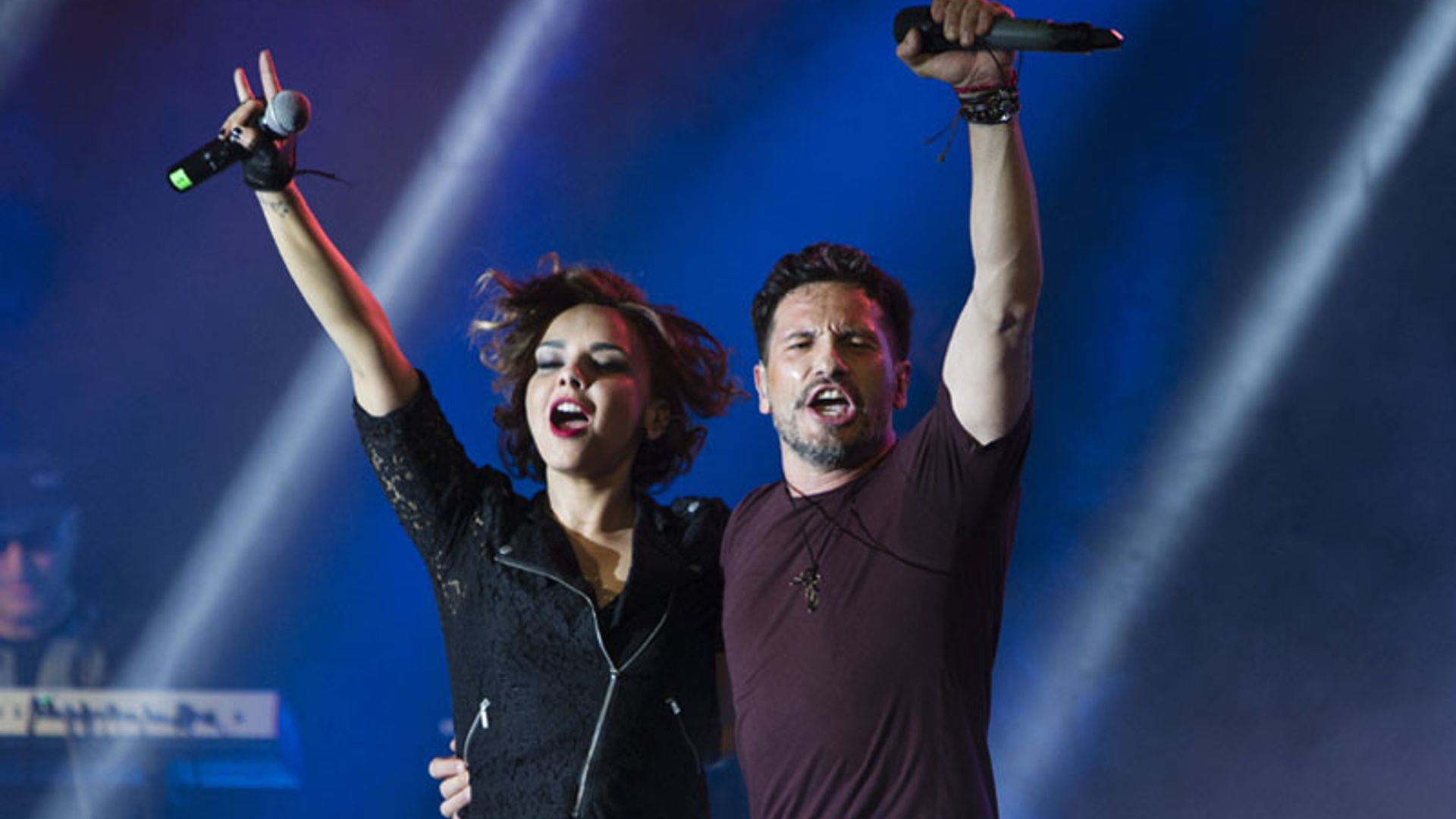 Las últimas imágenes de David de María antes de conocerse su separación fueron en un concierto junto a su ex Chenoa