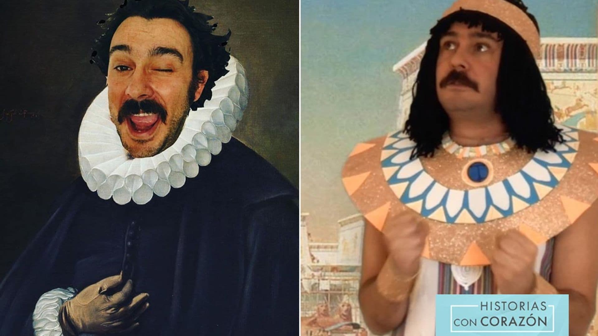 El profesor que se disfraza de personajes históricos para dar clase a sus alumnos