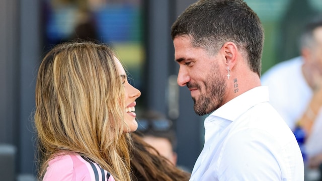 Tino Stoessel y Rodrigo De Paul en el juego entre Inter Miami CF y FC Cincinnati, en el Chase Stadium, FT. Lauderdale, el 26 Jul de 2025.