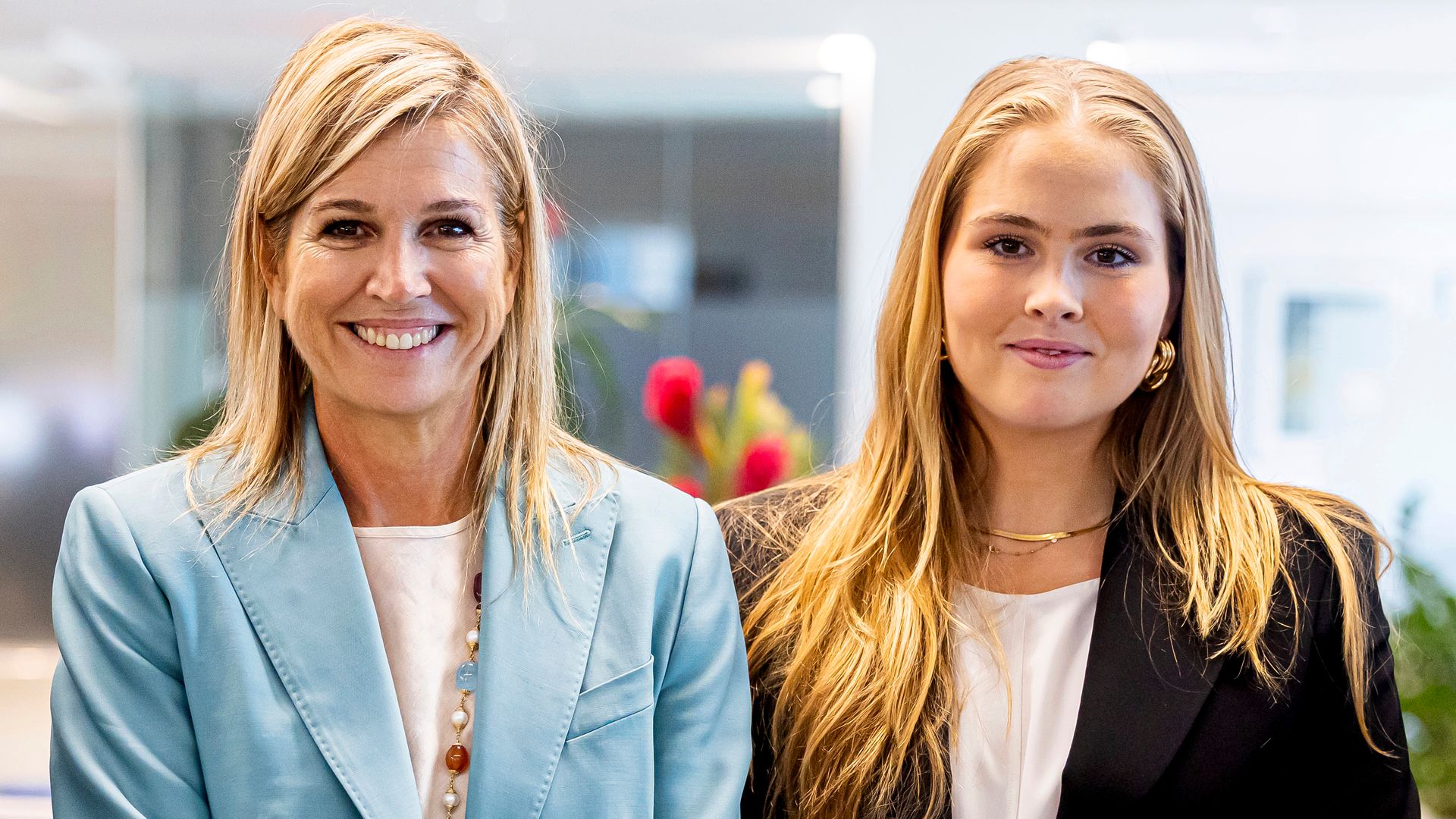 Máxima y Amalia de Holanda