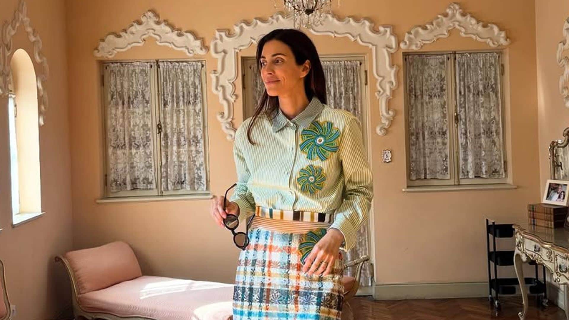 Sassa de Osma pasando la Navidad en Lima, Perú.