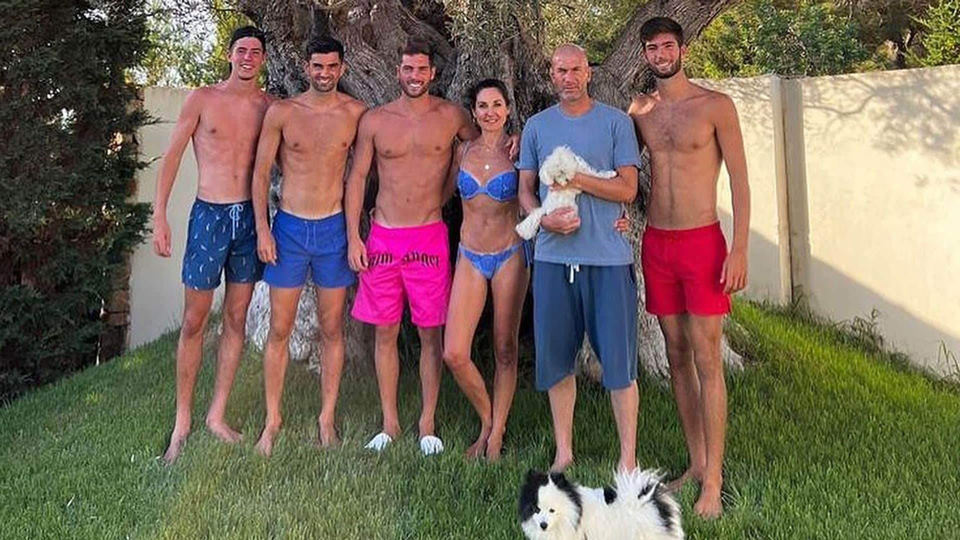 Así es la familia de Zinedine Zidane, su máximo apoyo ante su posible regreso a los banquillos