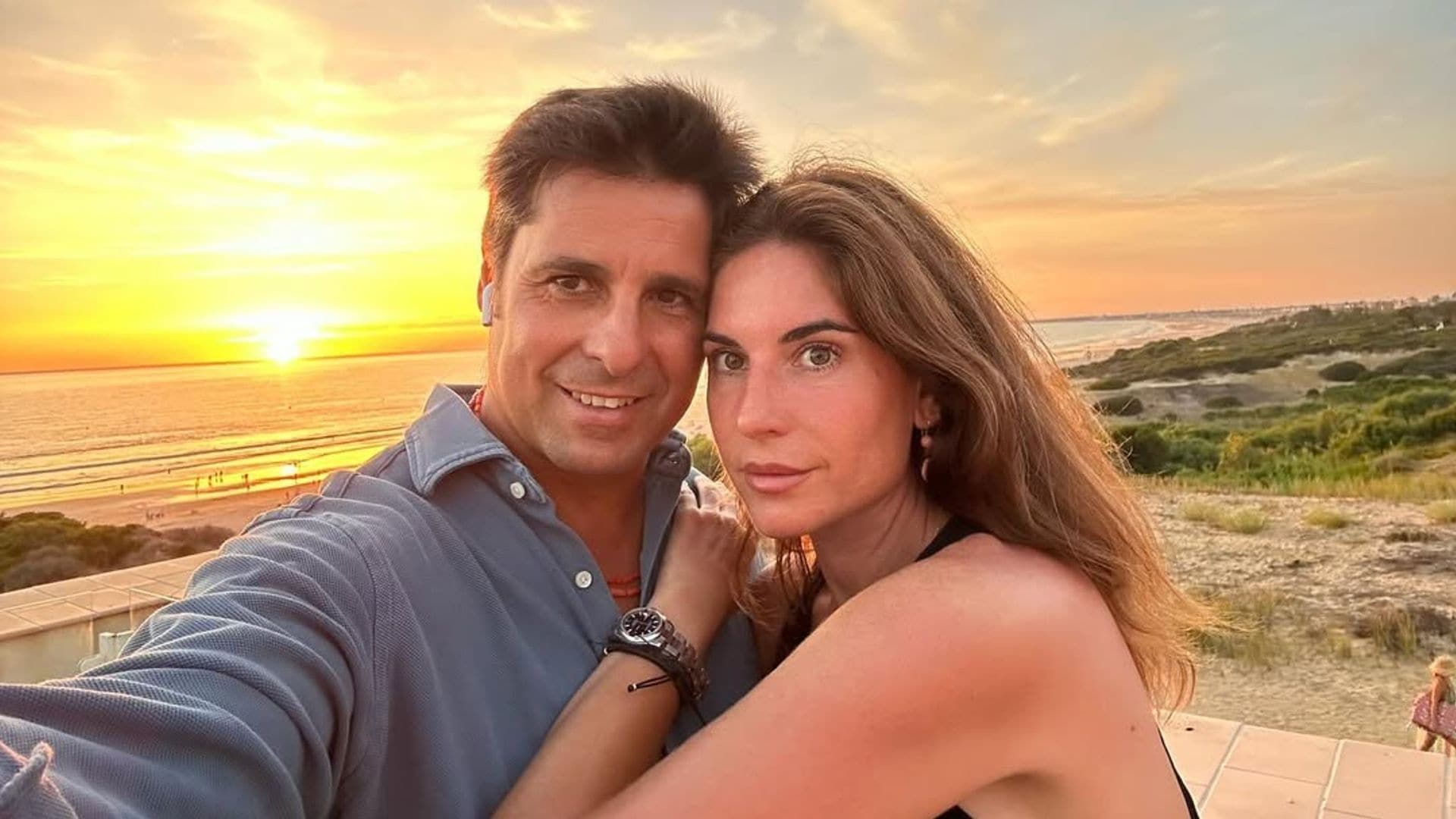 Lourdes Montes y Francisco Rivera de vacaciones