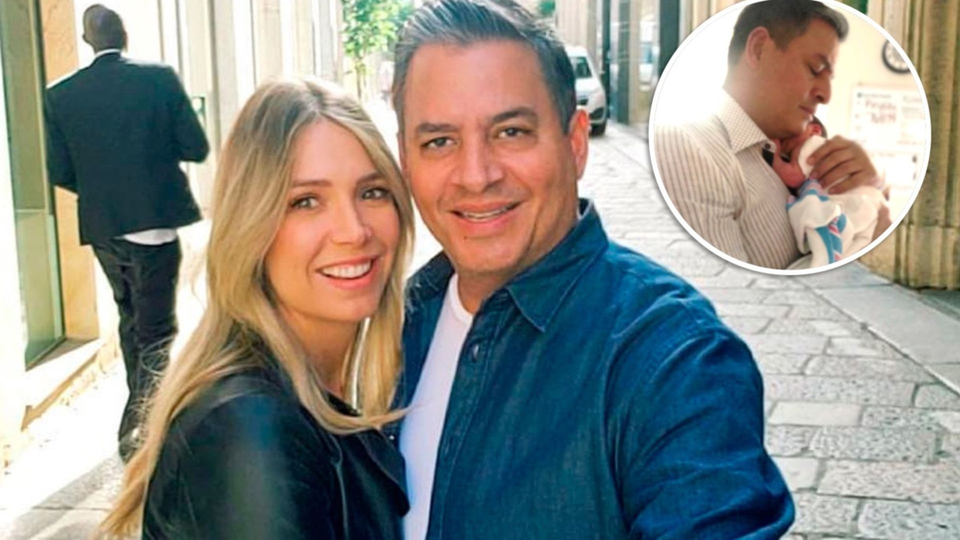 El bebé de Daniel Sarcos y Alessandra Villegas ya posó para su primera sesión fotográfica