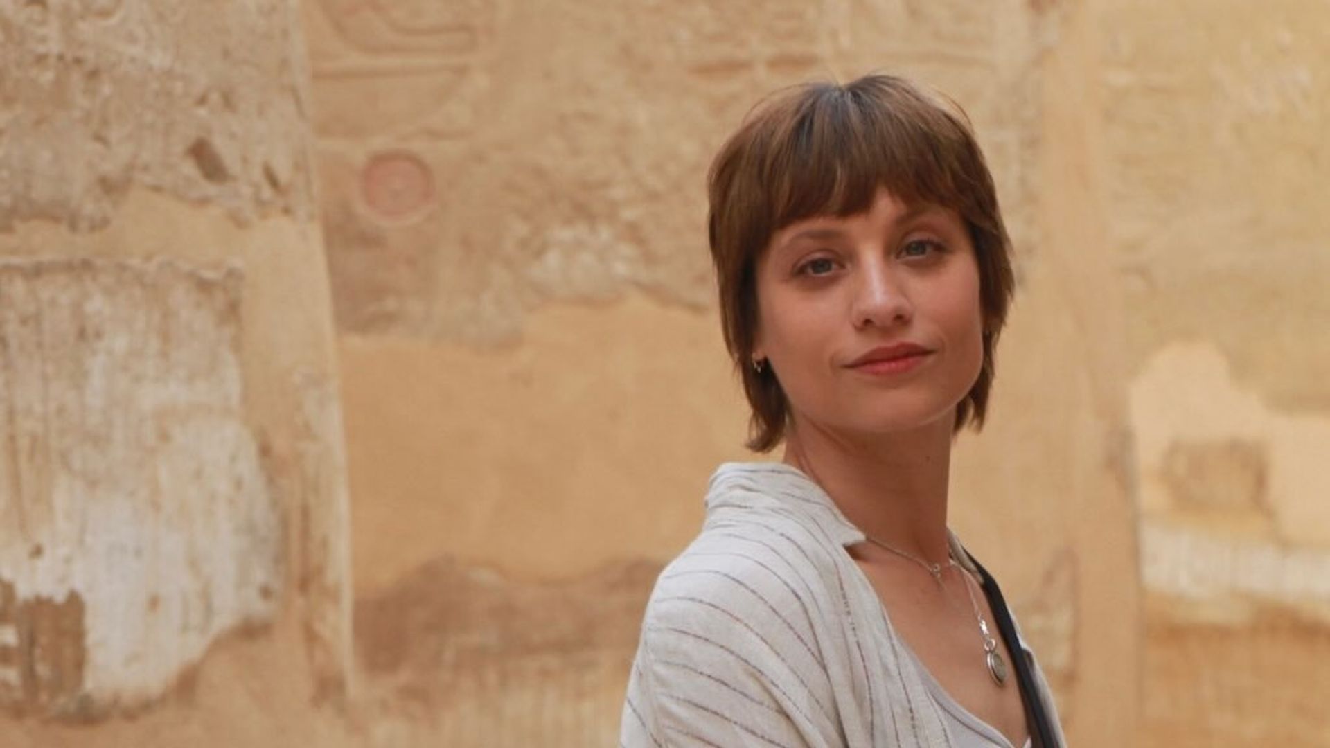 Michelle Jenner en su viaje a Egipto