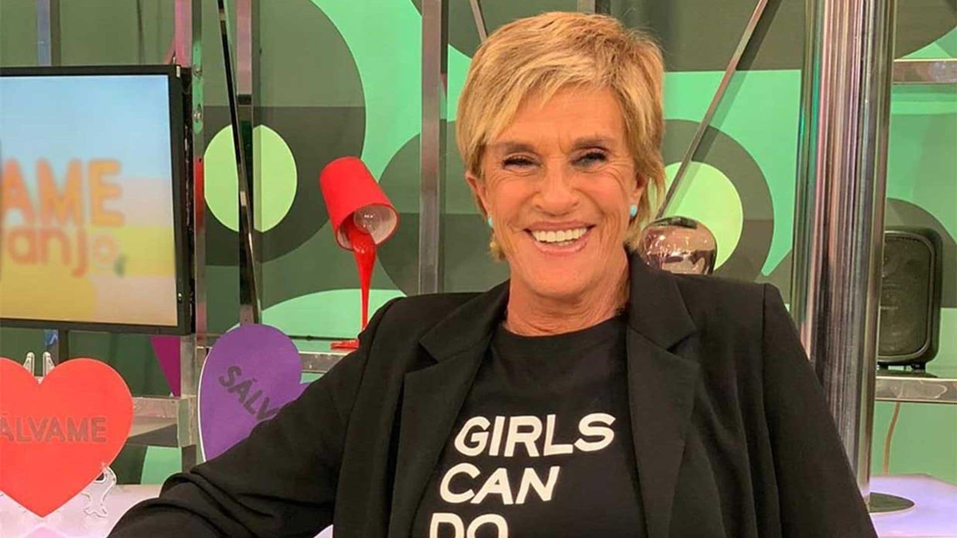 Chelo García Cortes, orgullosa de su gran cambio físico