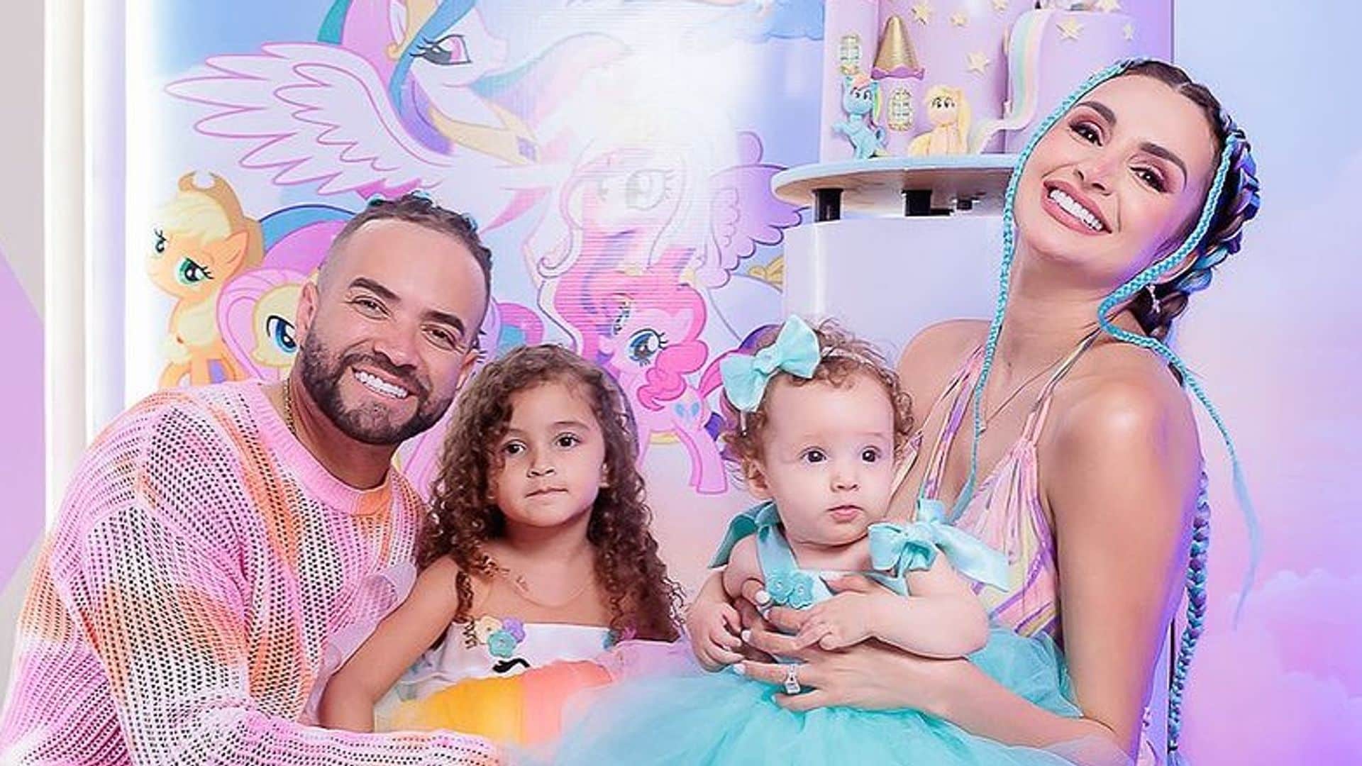Mya, hija de Nacho Mendoza y Melany Mille, celebra sus cuatro años con una adorable fiesta
