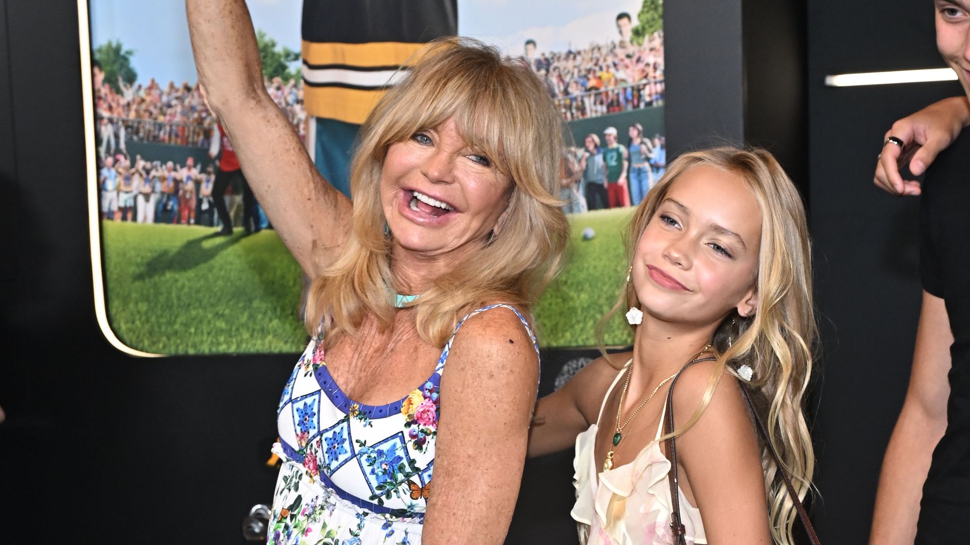Goldie Hawn y su nieta Rio, como dos gotas de agua: su momentazo en la alfombra roja