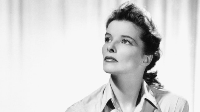 La actriz  Katharine Hepburn 