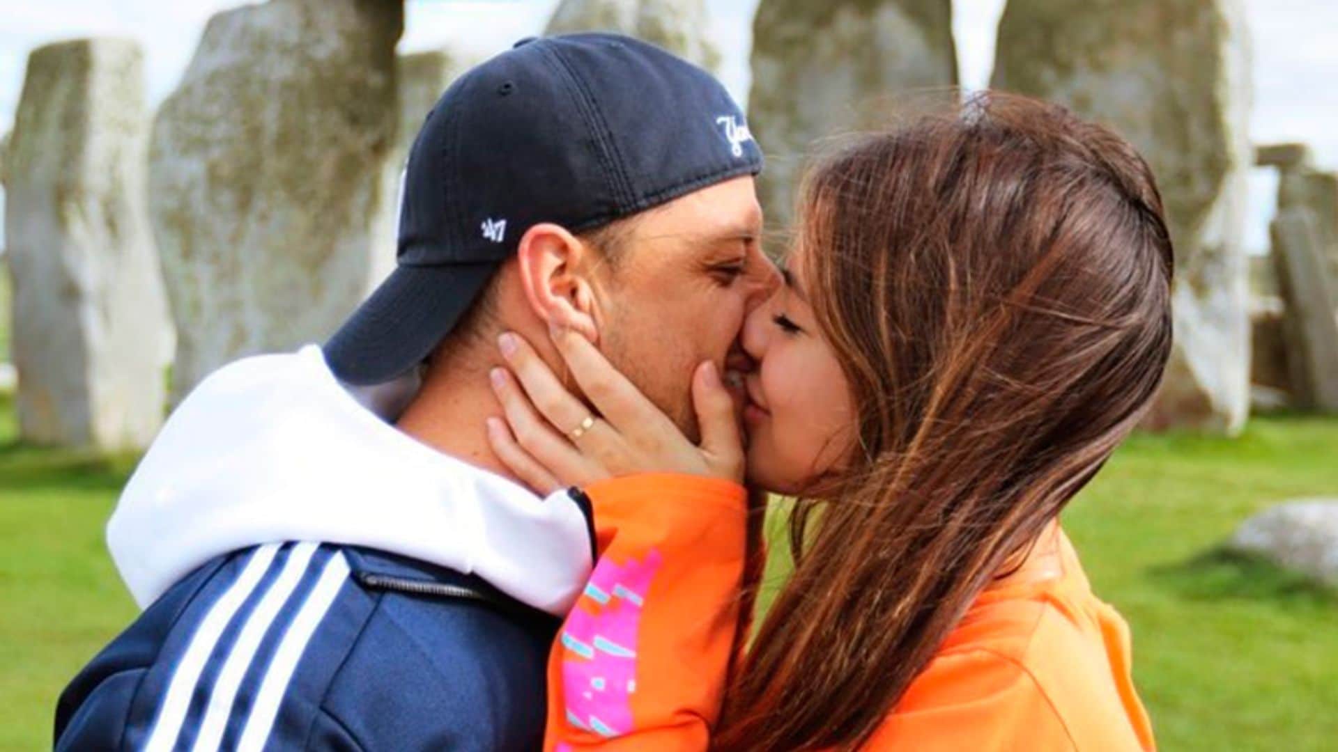 chicharito y sarah juntos