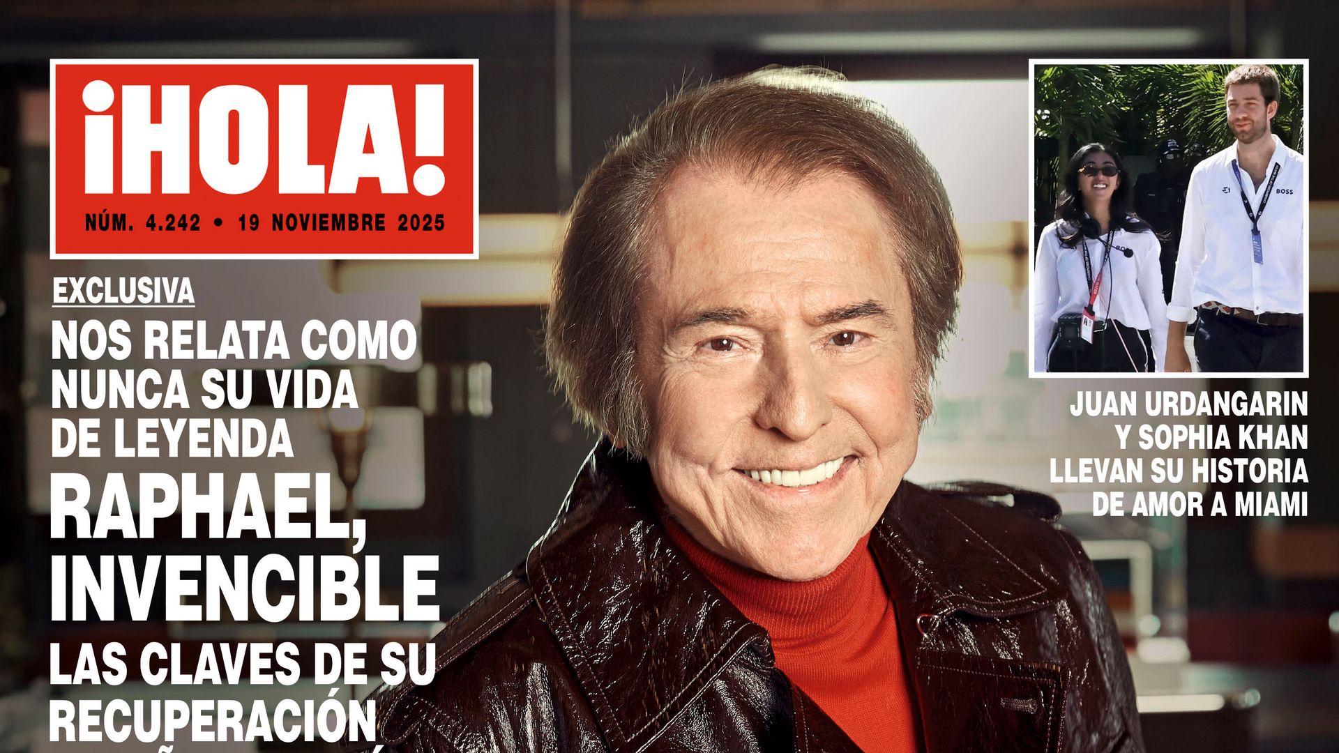 Raphael en la portada de ¡HOLA!