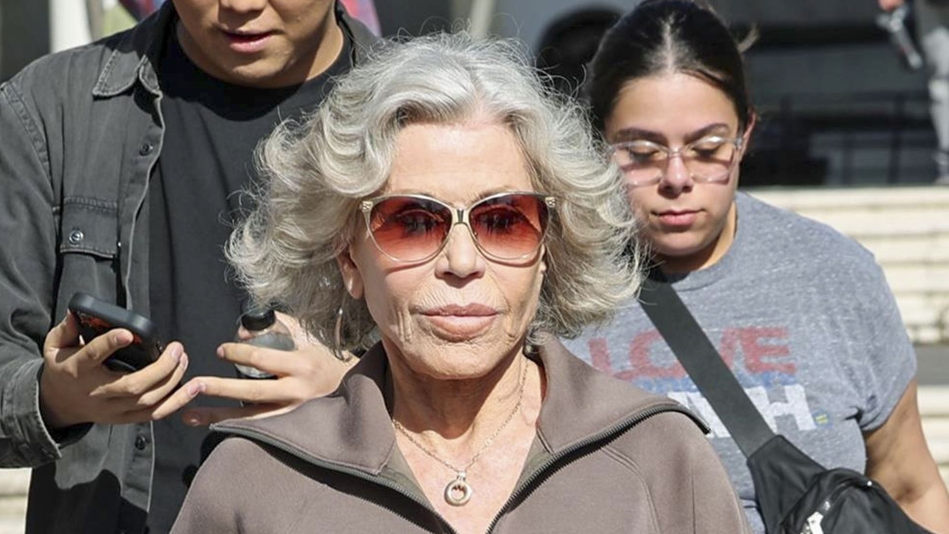 Jane Fonda, impresionante a sus 88 años: su salida inesperada en Los Ángeles que atrajo todos los 'flashes'