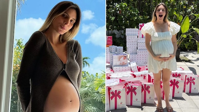 Anitta, la tía más consentidora, llena de regalos a la bebé de Lele Pons
