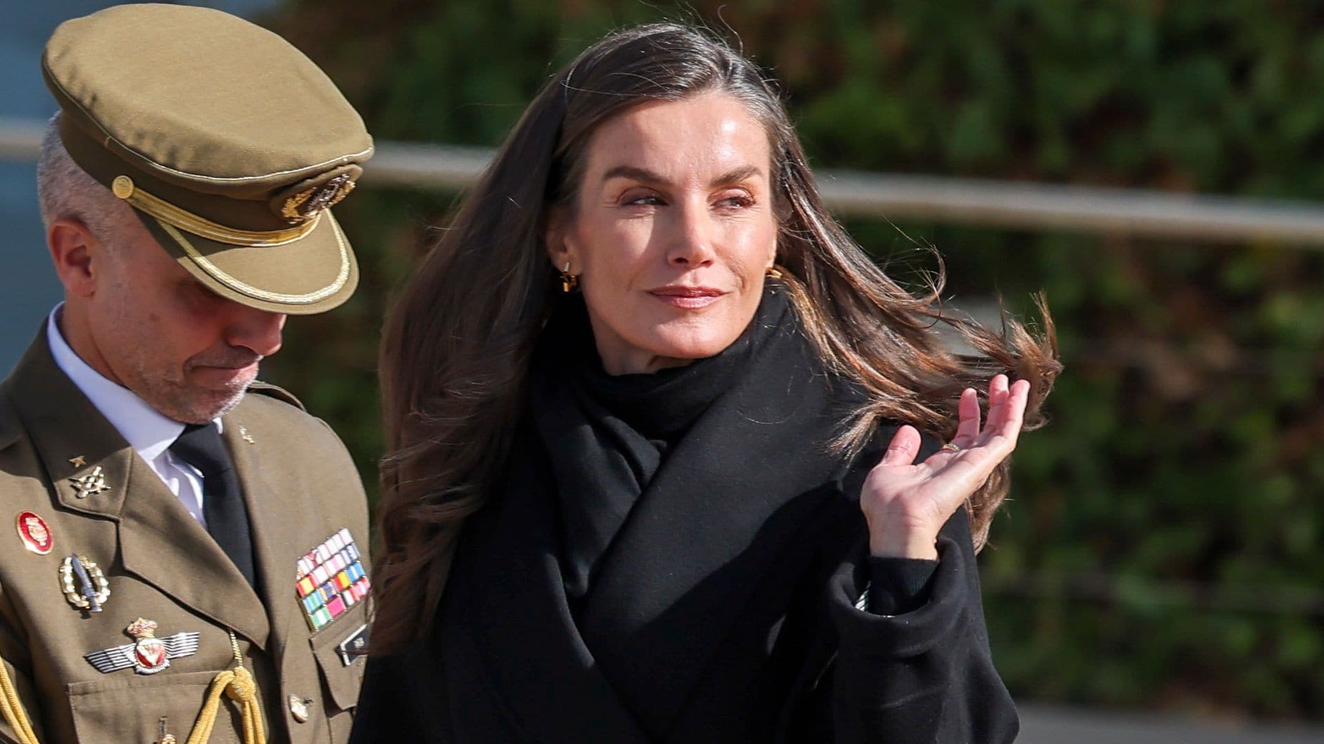 La reina Letizia se despide, rumbo a su viaje a China.