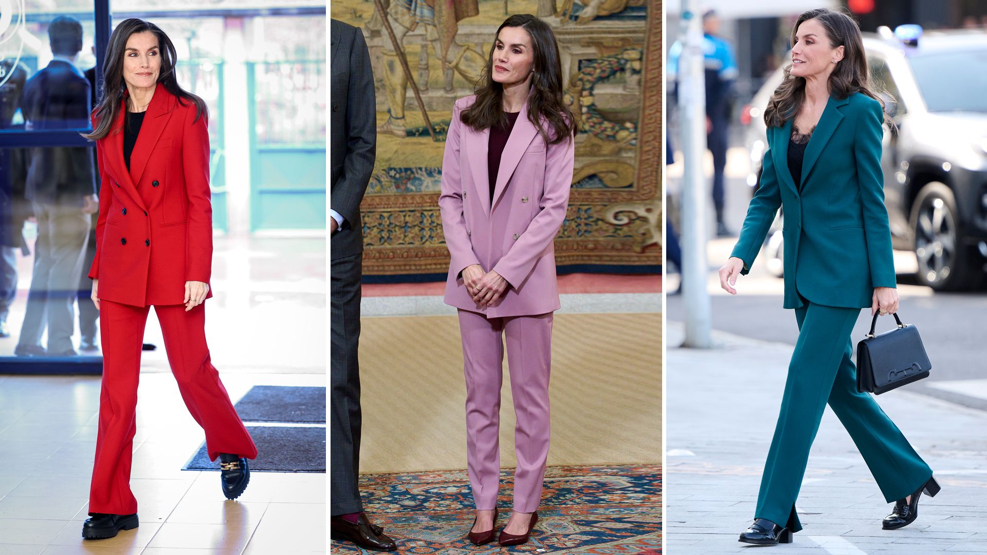 13 trajes de colores lisos que podría llevar la reina Letizia esta primavera