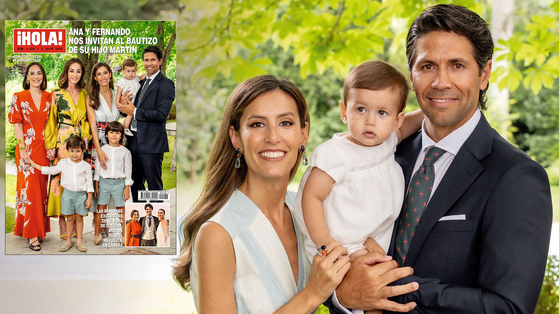 EXCLUSIVA. Ana Boyer y Fernando Verdasco nos invitan al bautizo de su hijo Martín: "Ampliar la familia no es algo que descartemos"