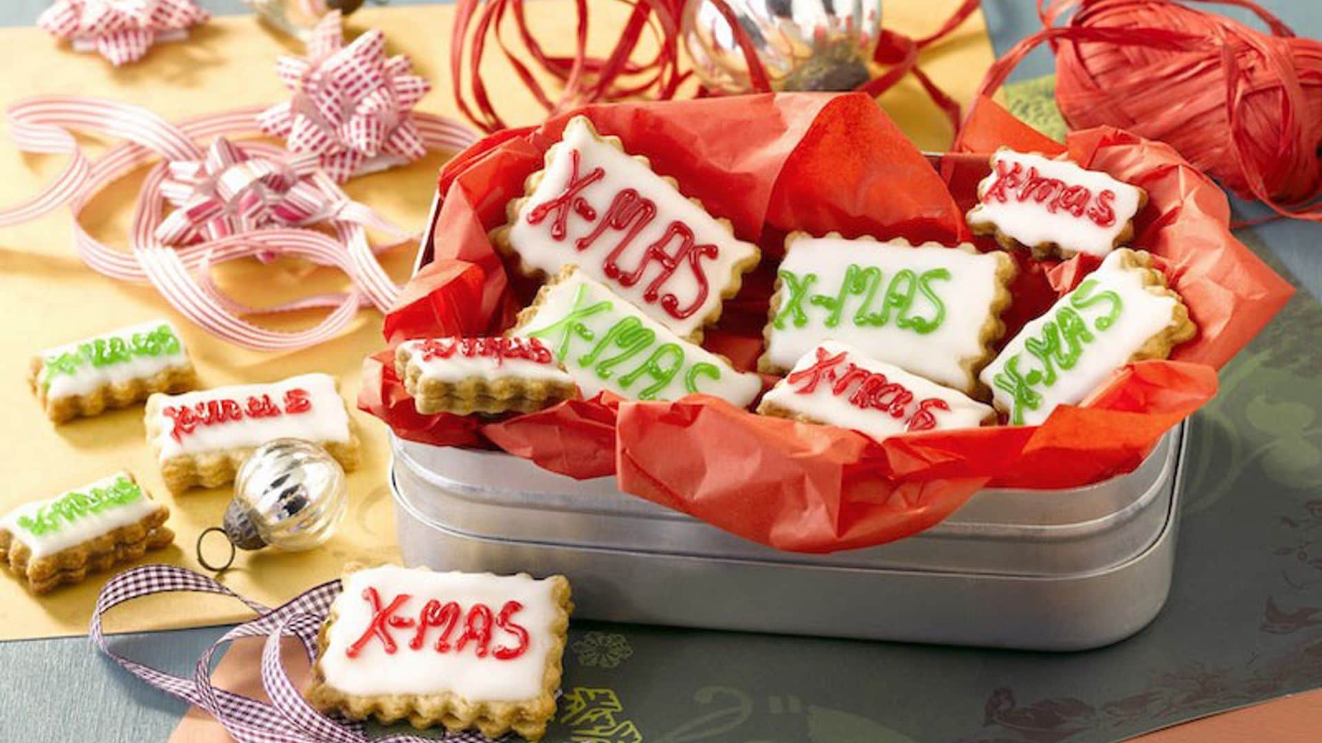 Galletas de Navidad rellenas de mermelada