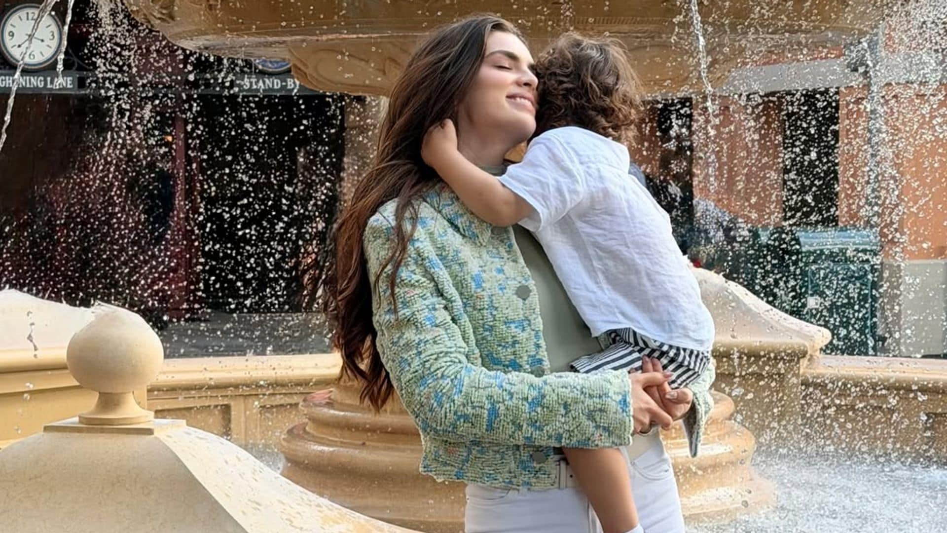 Nadia Ferreira y Marc Anthony llevan a su pequeño Marquitos al lugar ‘más mágico de la Tierra’