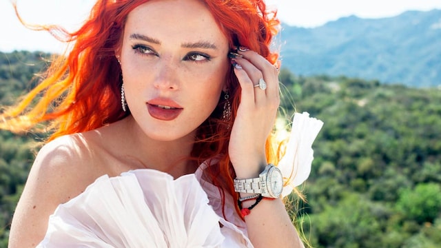 bella thorne posa para hola usa