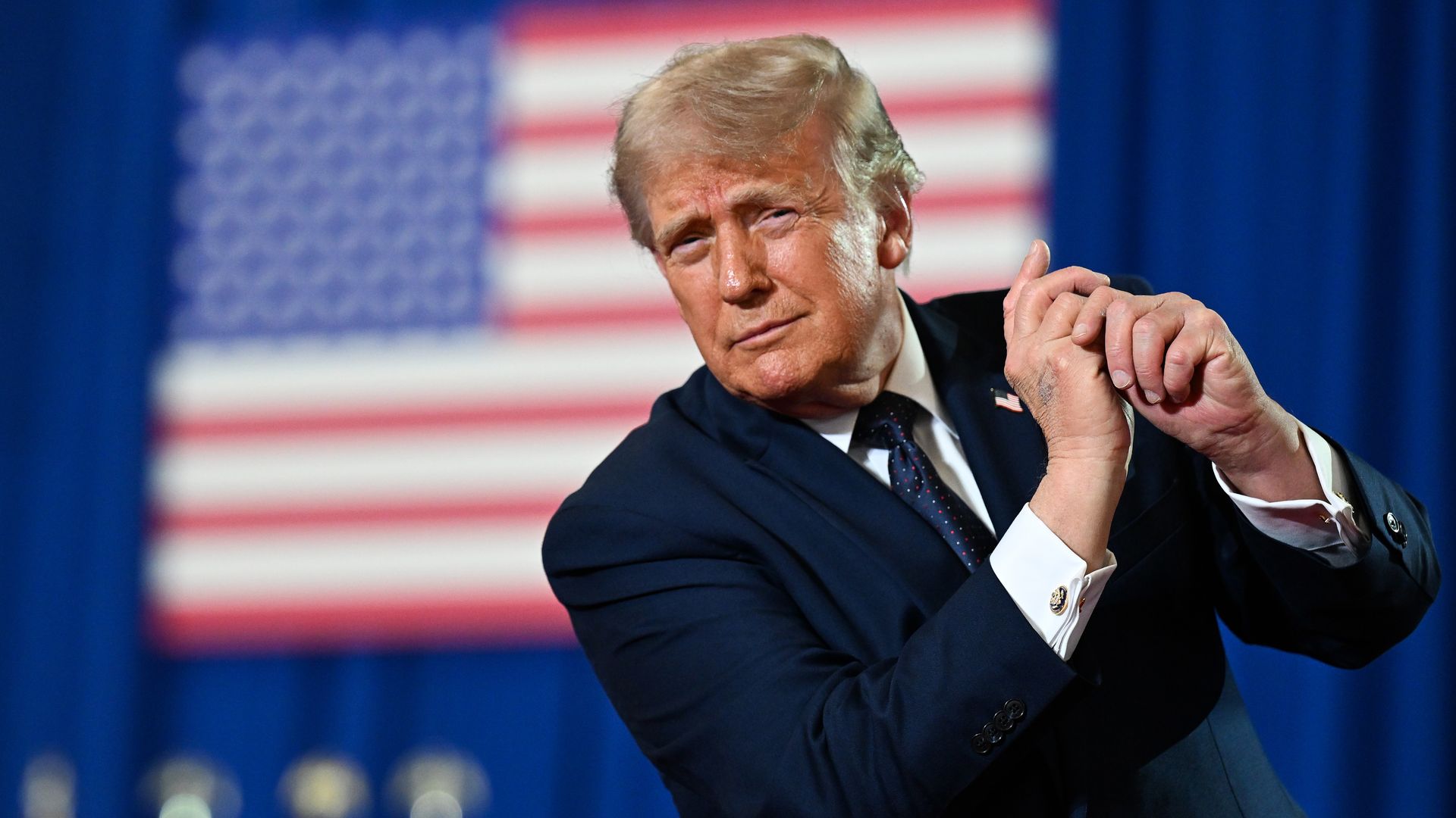 Donald Trump en una foto de archivo