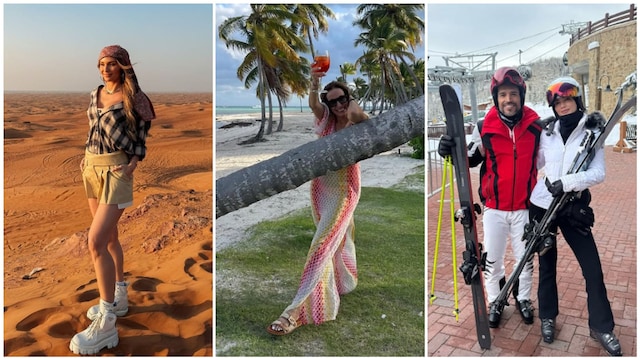 Famosos despiden el año viajando
