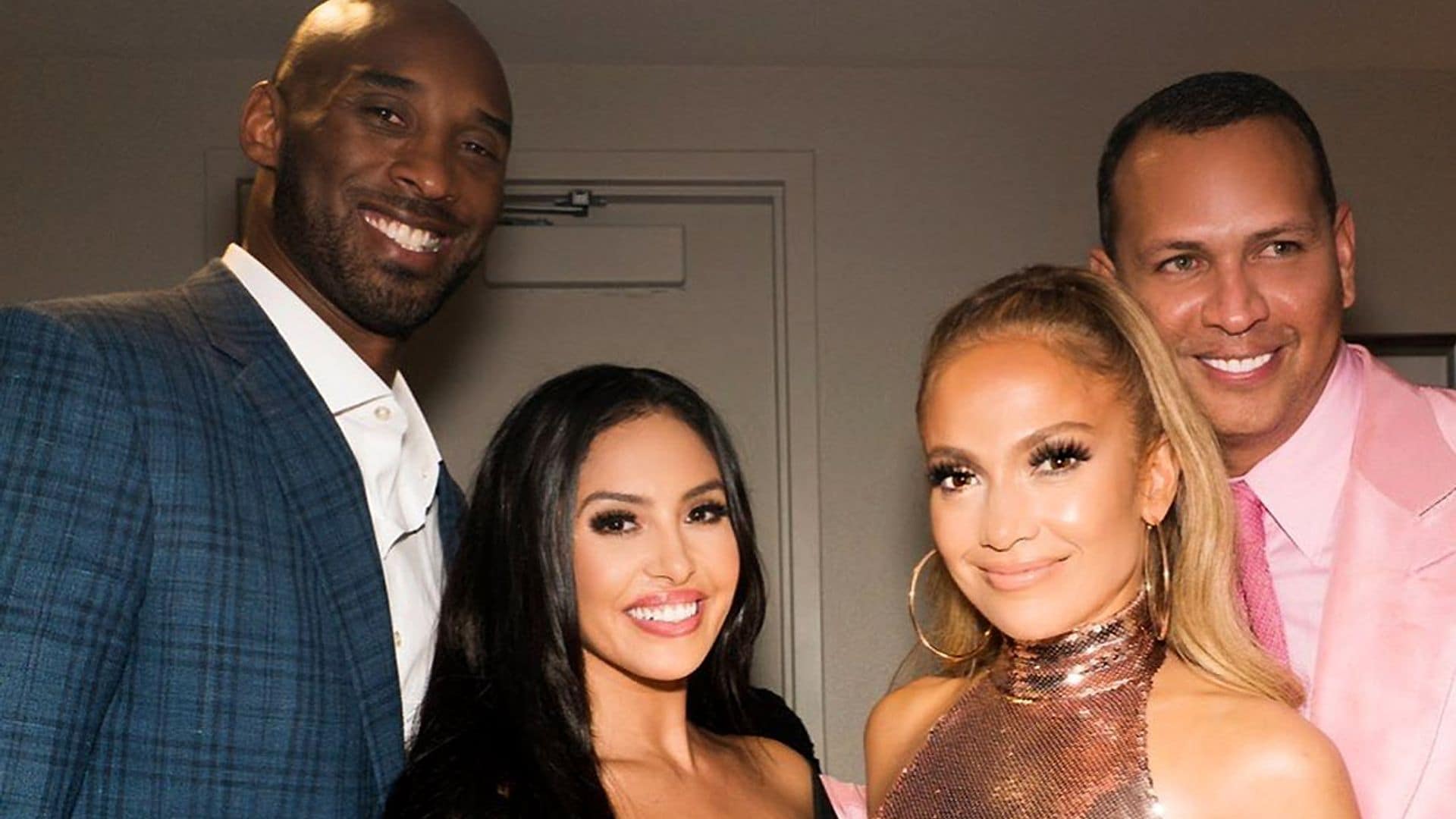 La estrecha relación que unía a Kobe y Vanessa Bryant con Jennifer Lopez y Alex Rodriguez