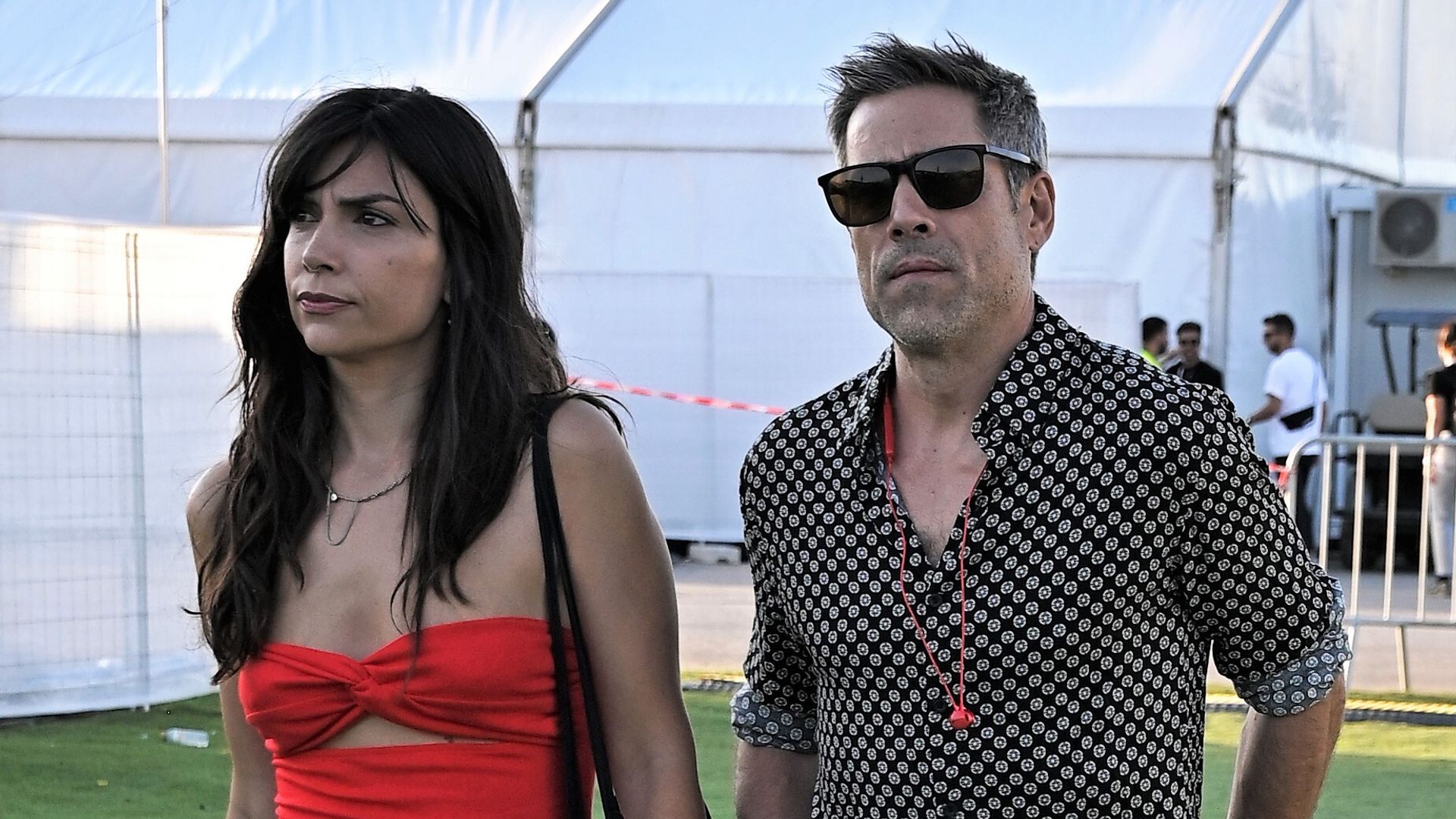 Unax Ugalde y Neus Cerdà en el concierto de Metallica en el Mad Cool el 6 de julio de 2022 en Madrid