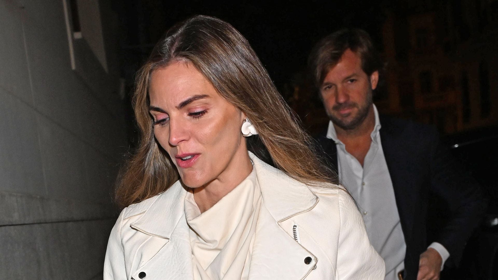 Amaia Salamanca y Rosauro Varo en el 60 cumpleaños de Boris Izaguirre en Madrid. 29 de septiembre de 2025