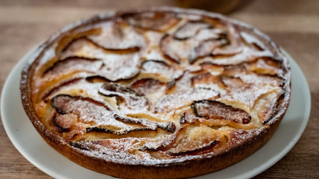 Tarta normanda de manzana
