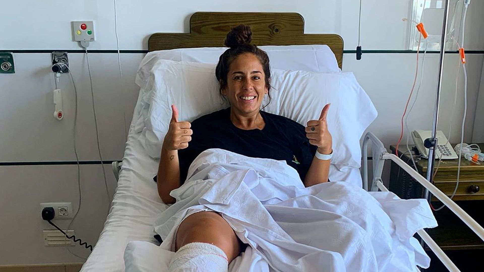 Anabel Pantoja, tras su intervención: 'Ahora mis nuevos amigos son una placa y cinco tornillos'