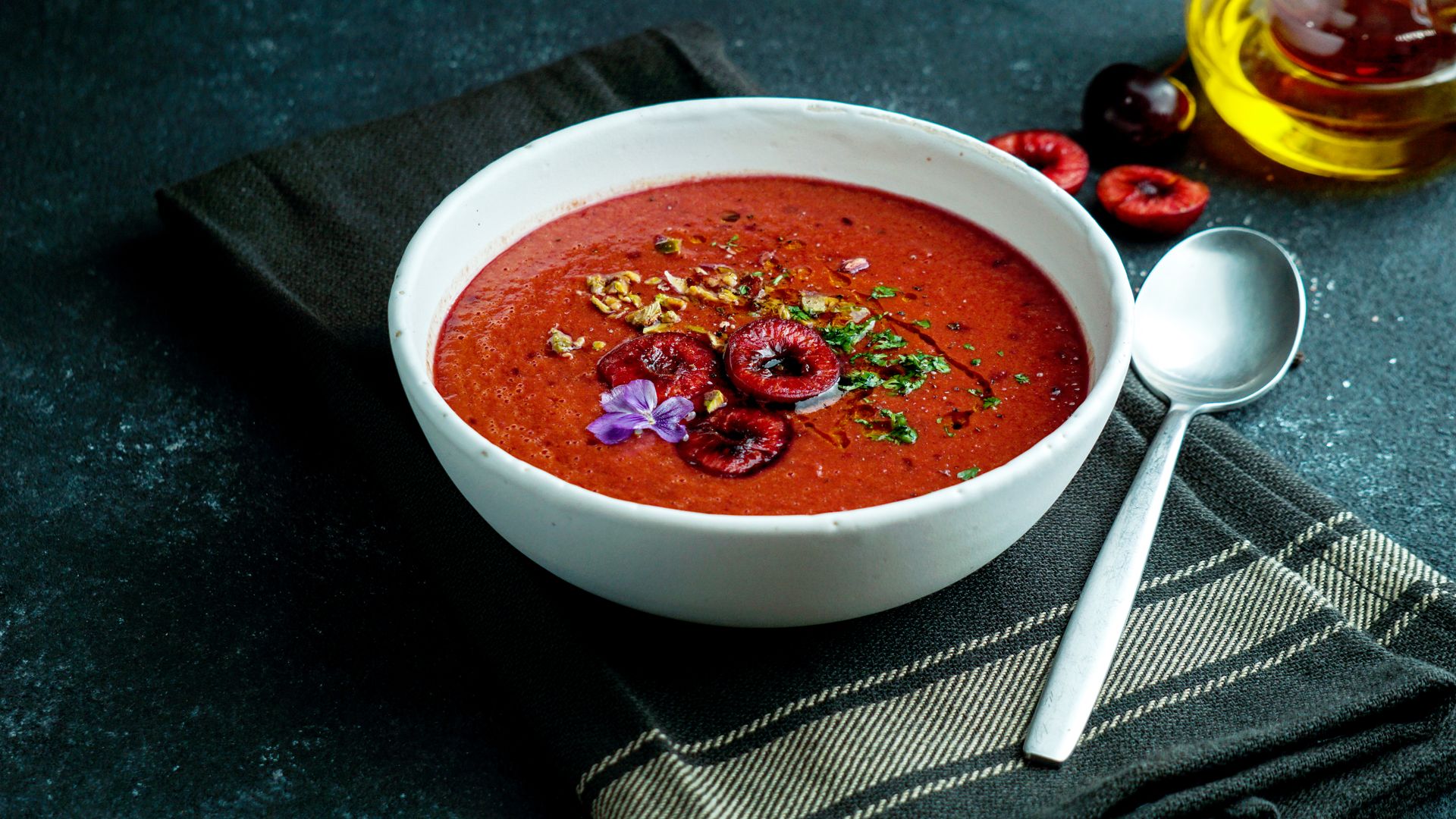 Gazpacho de cereza
