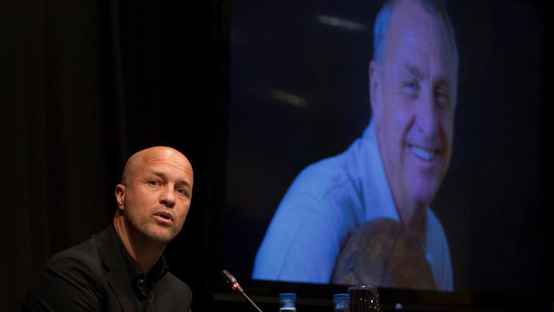 El emotivo homenaje de Jordi Cruyff a su padre