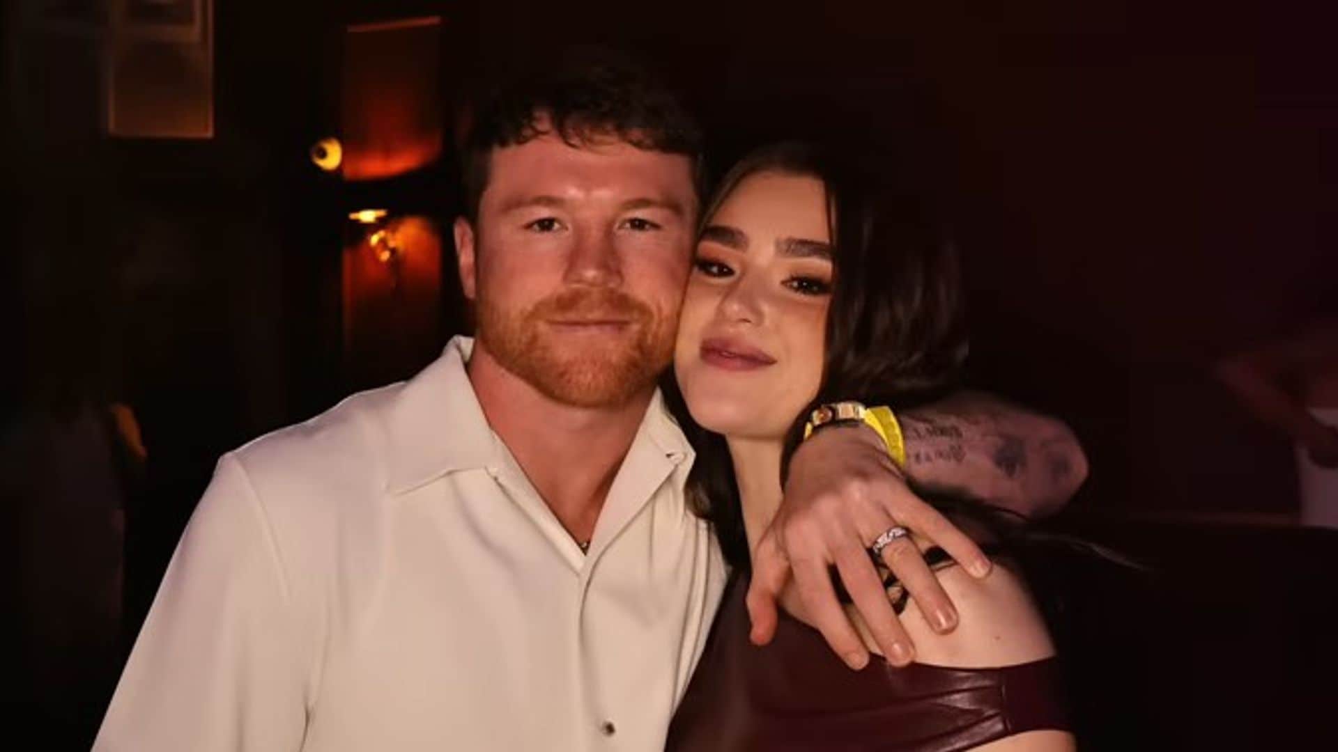 Saúl 'El Canelo' en el cumpleaños 18 de su hija Emily