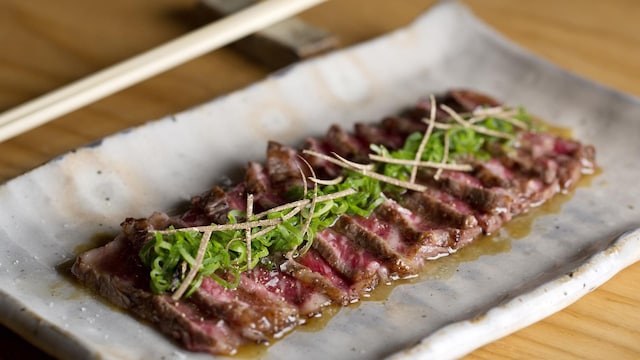 Carne wagyu del restaurante Zuma en Madrid