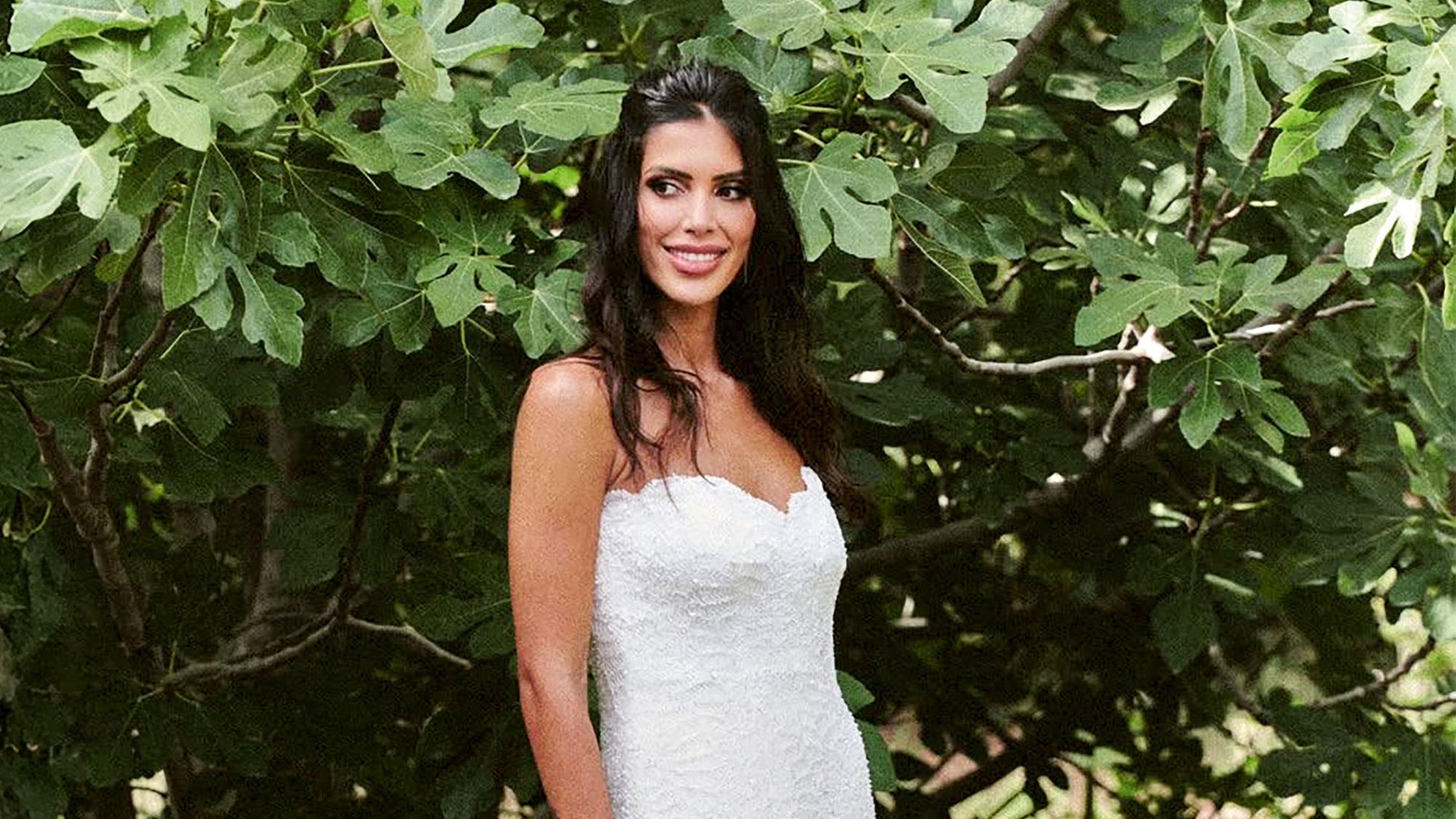 Ingrid Sanz Asensio con su segundo vestido de novia