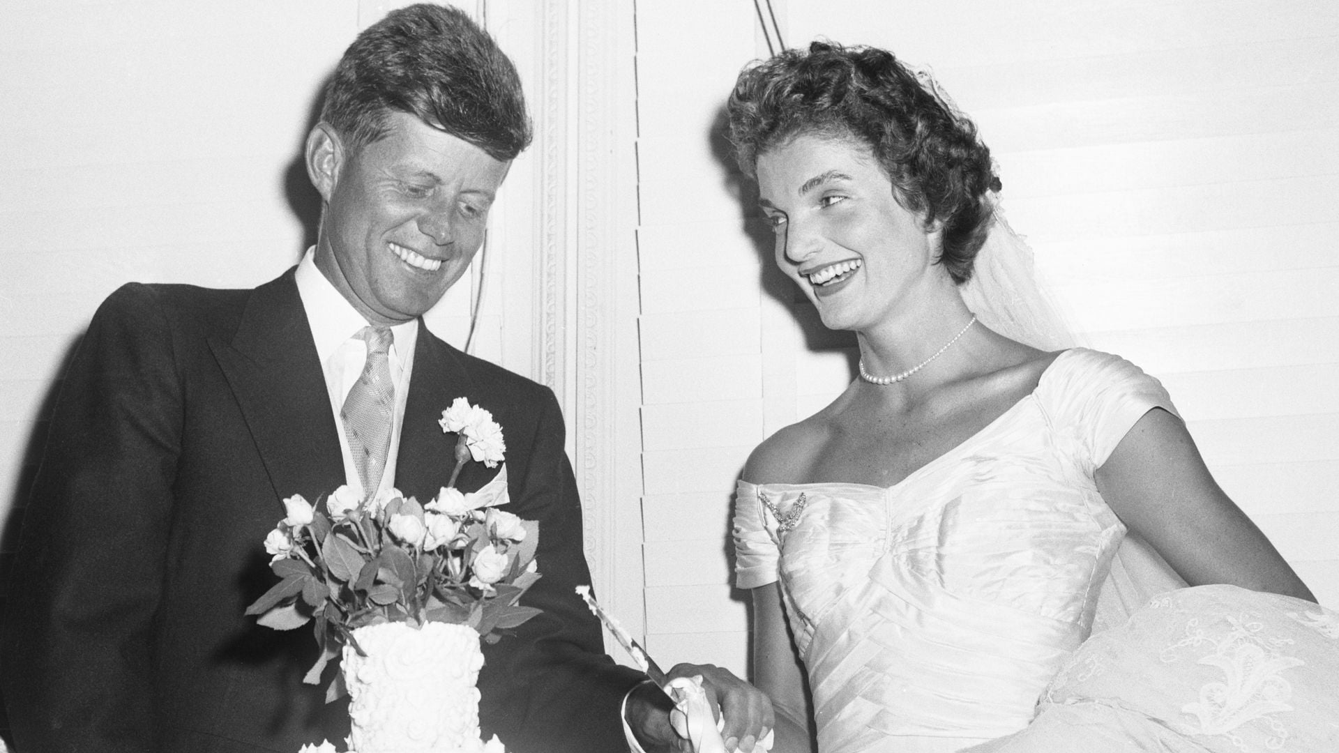 John F. Kennedy y Jacqueline Lee Bouvier