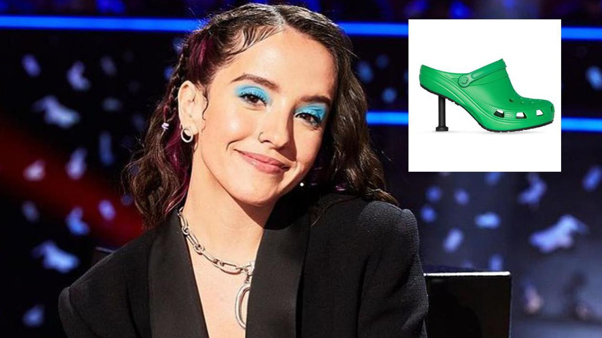 Los Crocs x Balenciaga de Evaluna que están dando mucho de qué hablar