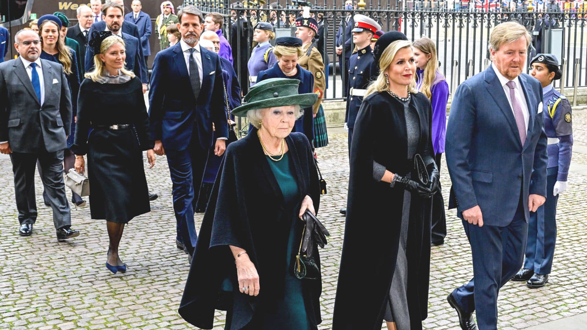 La realeza europea acompaña a los Windsor en el homenaje al duque de Edimburgo