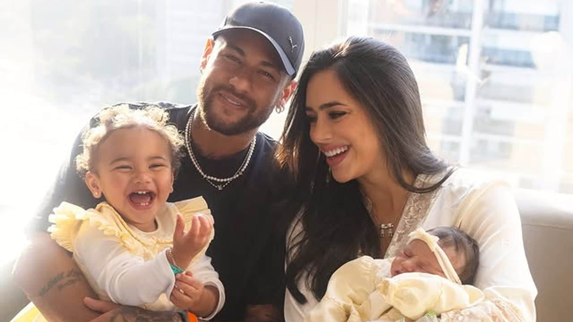 Neymar y Bruna Biancardi dan la bienvenida a su hija Mel