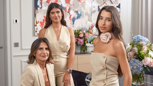 Carmen Matutes con sus hijas