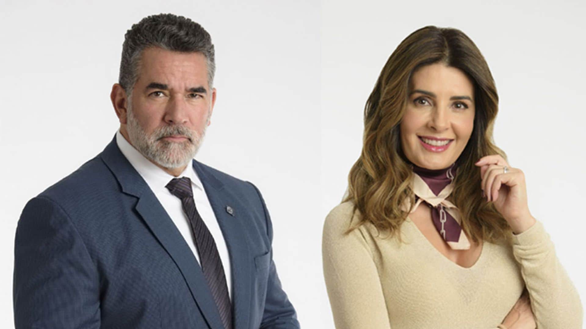 Mayrín Villanueva y Eduardo Santamarina en 'Juegos de amor y poder'.