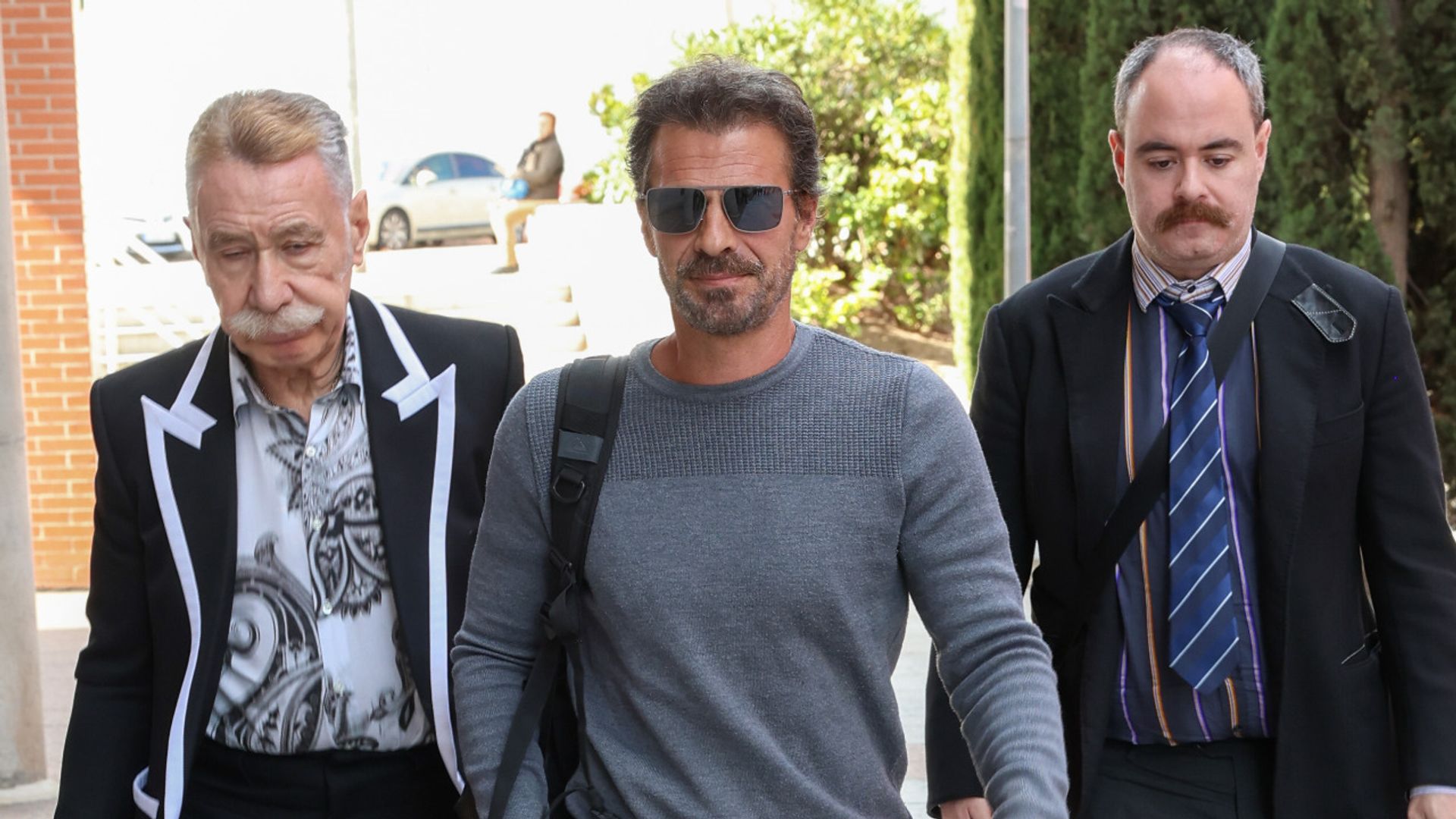 Rodolfo Sancho declara en los juzgados y muestra su enfado por la denuncia que ha presentado su ex, Silvia Bronchalo, contra él